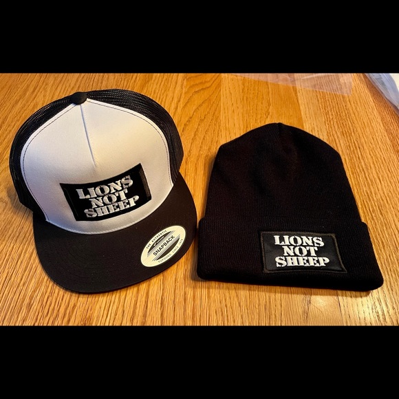 lions not sheep beanie